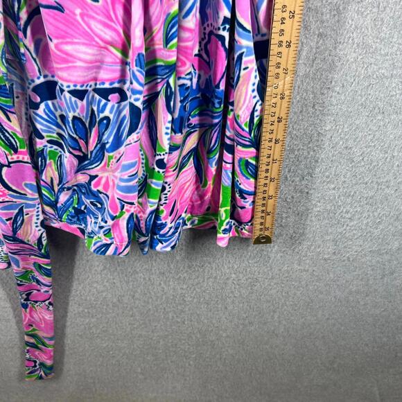 Lilly Pulitzer BRINGING MERMAID BACK ELAINE Velour Robe S/M NWOT - Picture 5 of 5